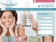 Tablet Screenshot of pinehurstplasticsurgery.com